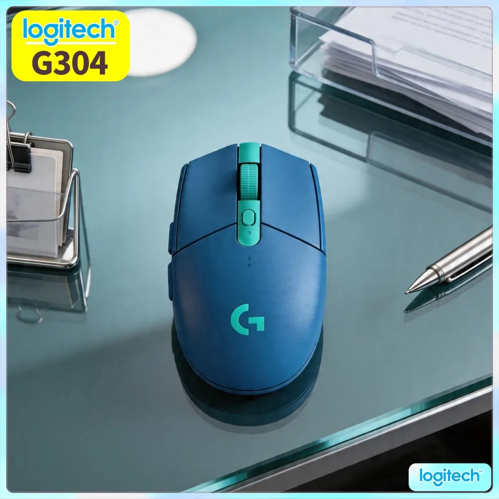 Logitech G304 LIGHTSPEED Wireless Gaming Mouse Fast DPI Switch Adjust Cursor Speed For Game Fight And Document Edit Work