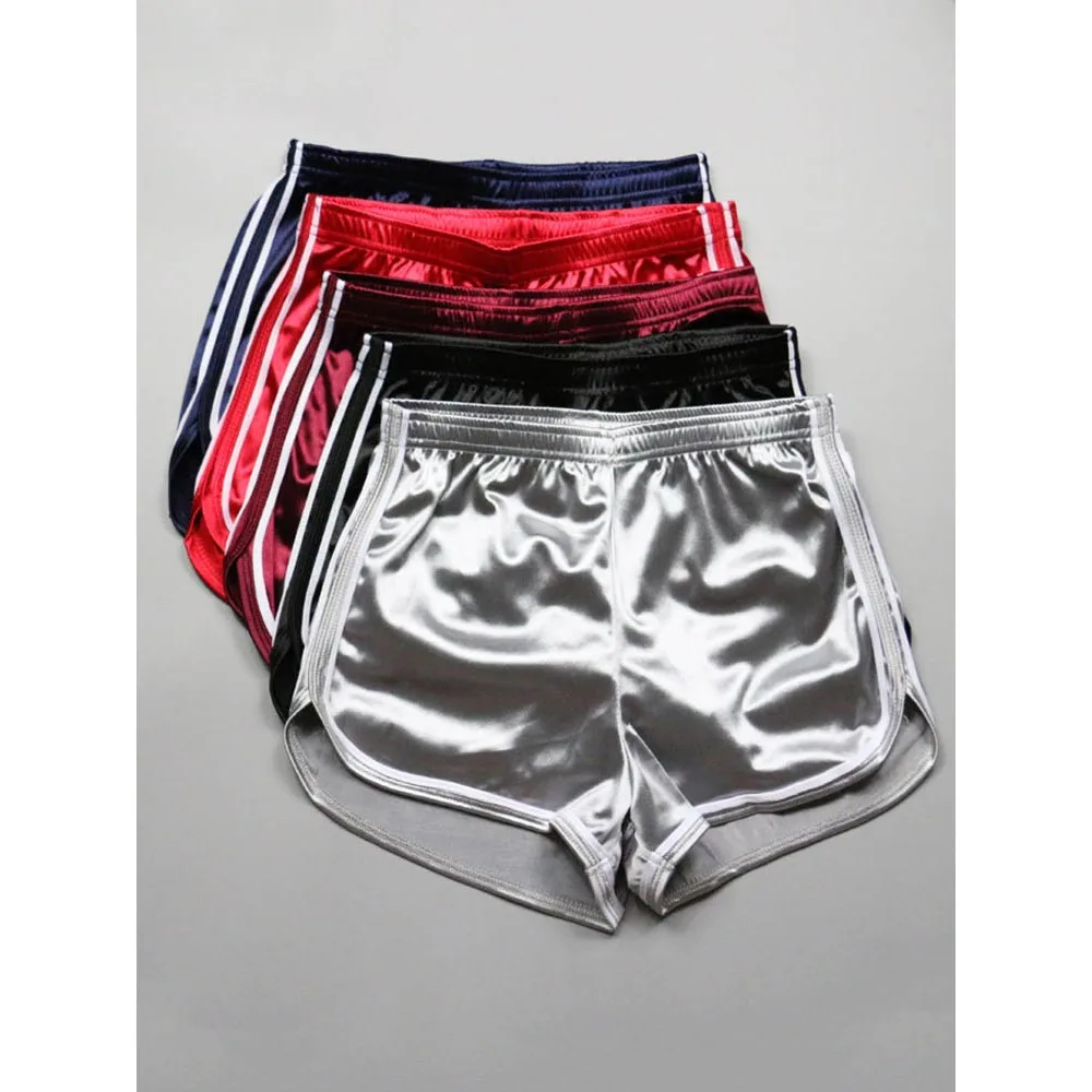New Women Shorts Summer Silk Slim Beach Casual White Egde Shorts Hot
