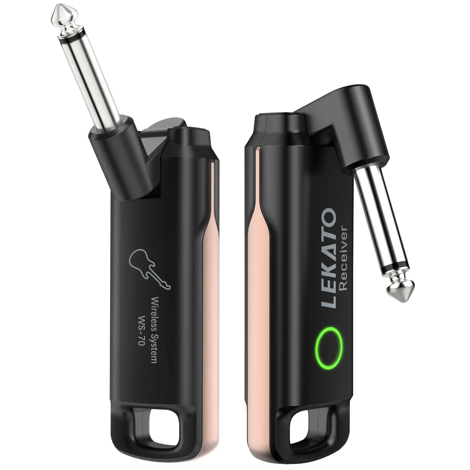 

Lekato Ws-70 Uhf Wireless System 70-Ch Rechargeable for Guitar/bass/keyboard - Studio-Grade Audio, Cable-Free Recording