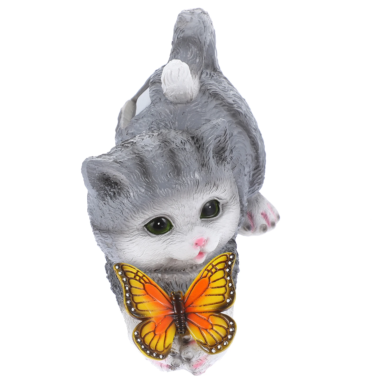 

Cat Resin Statue Outdoor Ornaments Simulation Figurine The Small Figurines Decoration
