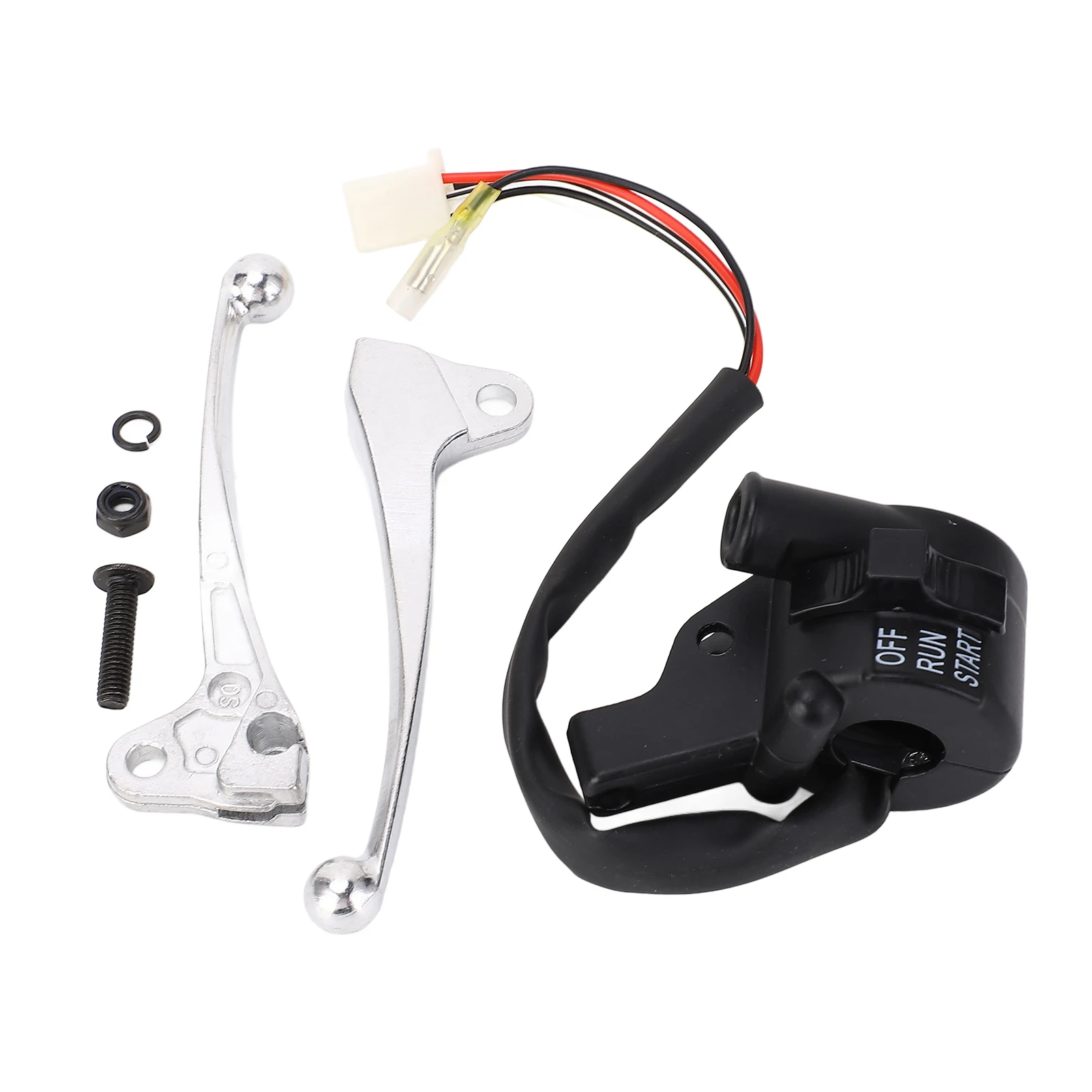 Twist Throttle Housing Switch Brake Levers Start Kill Switch Twist Grip Set For PW50 PY50 PEEWEE 50 Dirt Bike