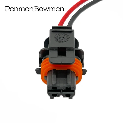Imagen 2 del producto 1 juego de 2 pines 1928404072   Conectores de cable eléctrico con enchufe de inyector diésel Common Rail automático, enchufe de arnés de cableado 1928403137
