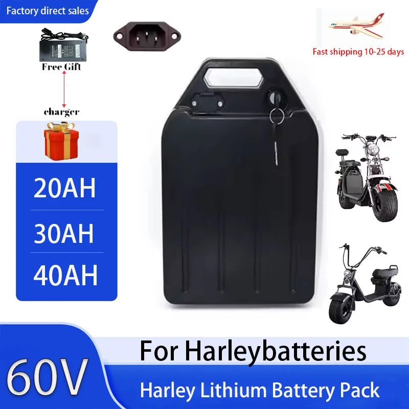 

Batterie au lithium pleine capacité, transport rapide aérien, 60V, 18650 Power, 20ah-40ah, adaptée pour 250-2000W, nouveau