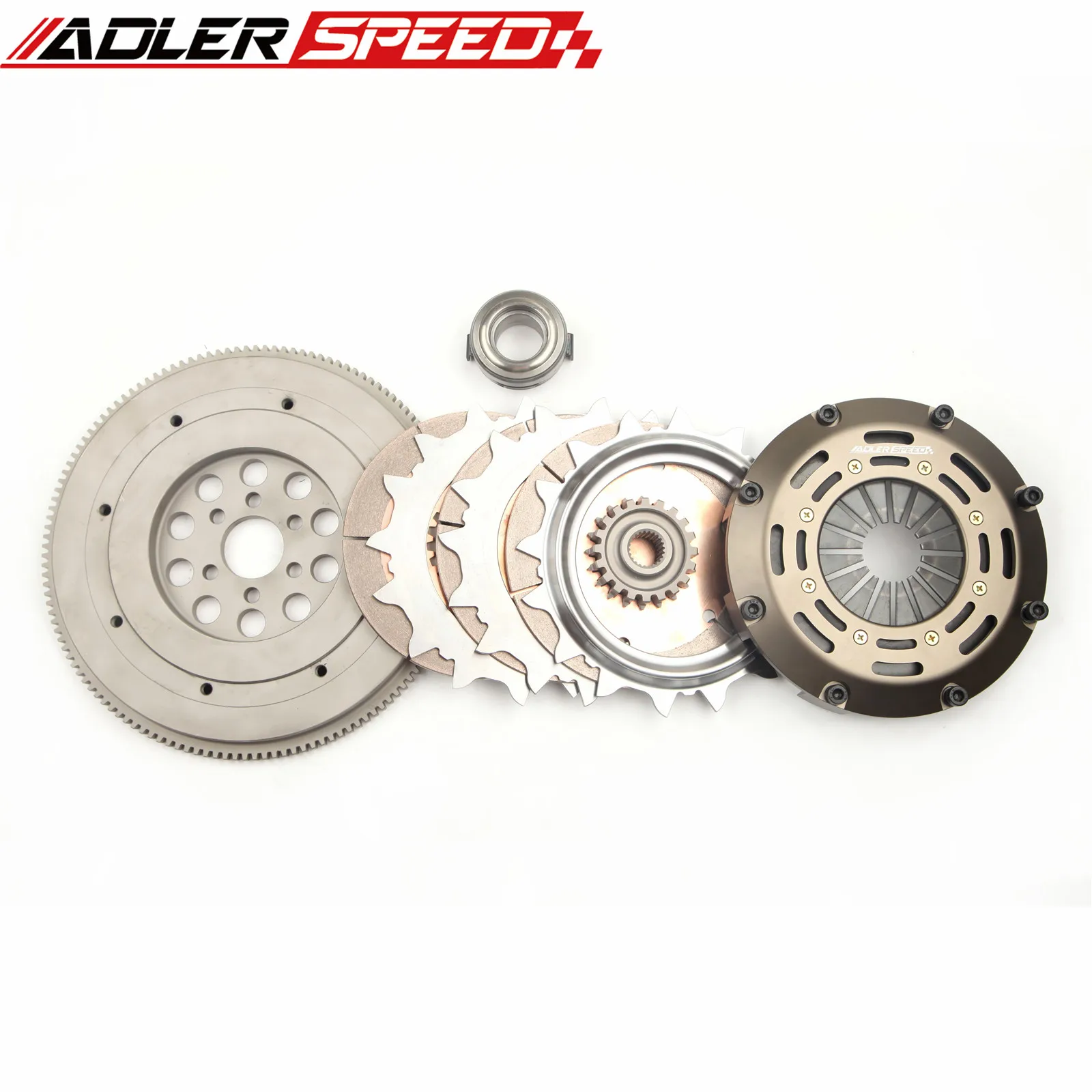 ADLERSPEED Race Clutch Triple Disc Standard Weight Flywheel FOR 97-05 AUDI A4 QUATTRO B5 B6 ,98-05 VW PASSAT 1.8T