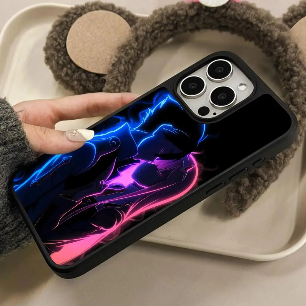 

Чехол Darling Zero Two Neon для iPhone 17 16 15 14 13 12 11 Air Pro Max Plus, матовый, цветной, красивый