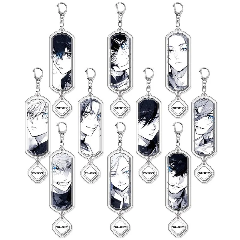 New  Acrylic Pendant KeyChain Yoichi Isagi Nagi Seishiro Mikage Reo Rin Itoshi Itoshi Sae Action Doll Model Toy Gift