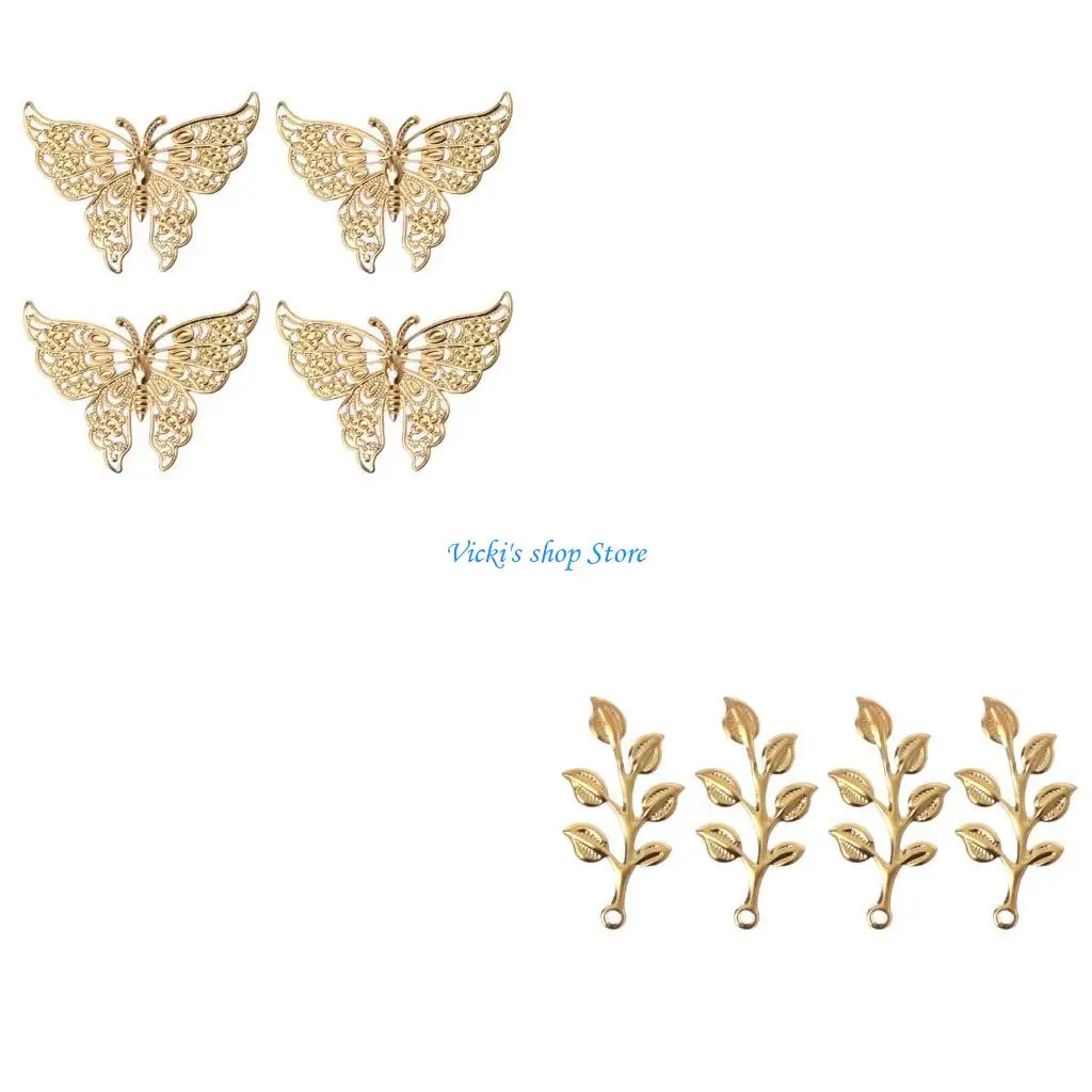 Gold for Butterfly Dragon Leaves Materials Thin Copper Fillings DIY Epoxy Resin