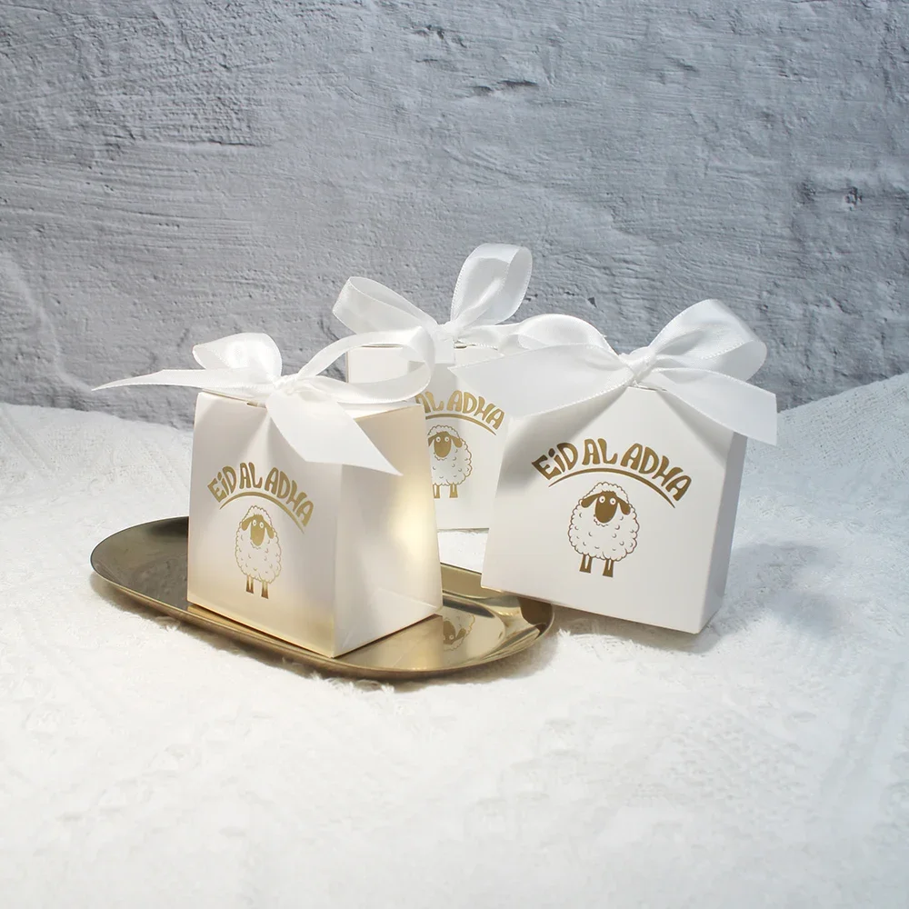 10/20/50pcsMini Eid Al-Adha Sheep Candy Box Gift Boxes EID Mubarak have a blessed eid candy gift boxes Muslim Islamic Ramadan