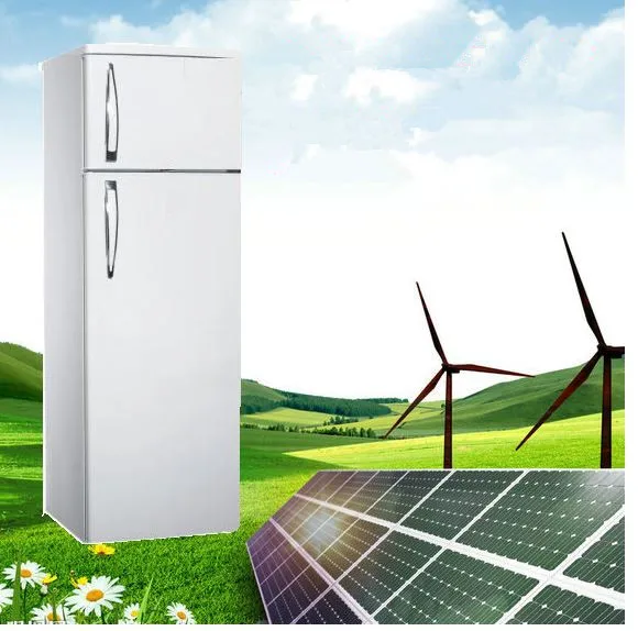 hot sale 12v dc solar powered energy supermarket vertical fridge r with battery