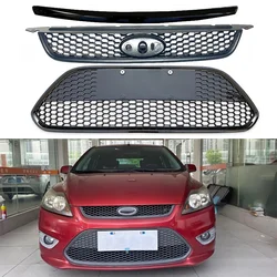 Front Lower Grille Bumper Honeycomb Gill For Ford Focus 2009 2010 2011 2012 2013 2014 2015 Hatchback Sedan Matte Black