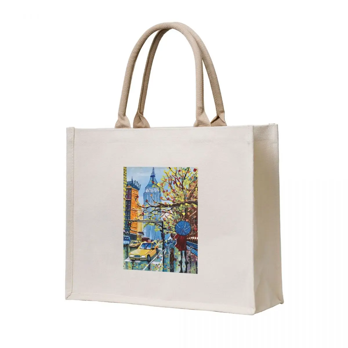 

New York Tote Bag Women's handbag Canvas Women's tote bag custom fabric bag