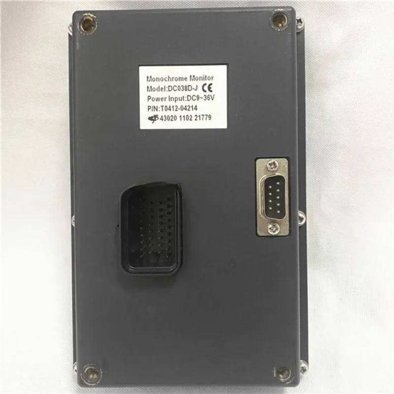 Escavatore originale Display Yuchai Monitor monocromatico DC