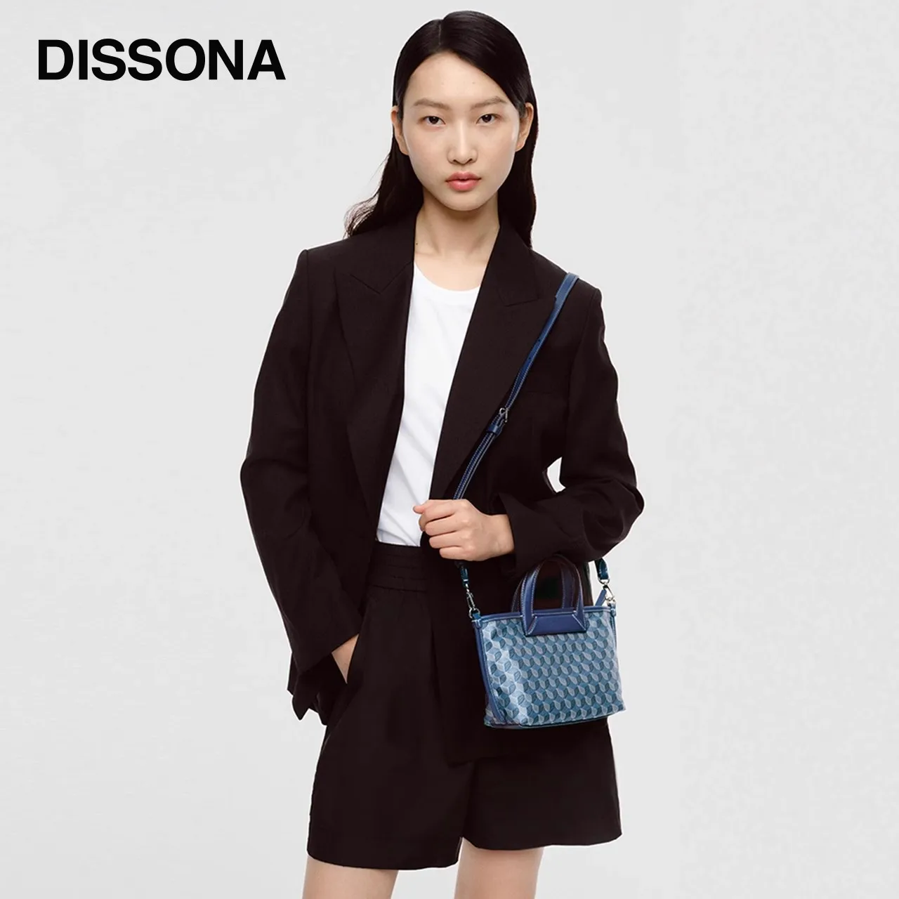 

DISSONA Folded-Ear Bag Lucky Pouch 2025 New Women's Vintage Print Handbag Tote Shoulder Bag Crossbody Bag Small Tote