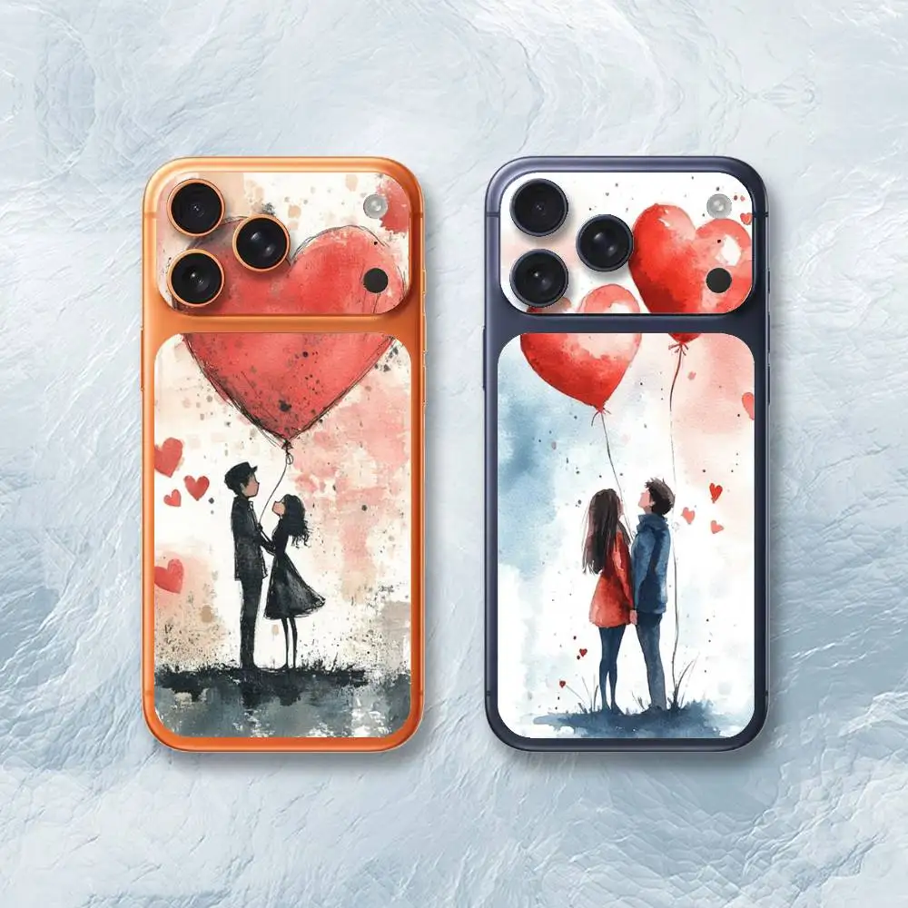 

Romantic Love Balloon Sticker Film Wrap Decal Sticker for iPhone 17 Pro Max