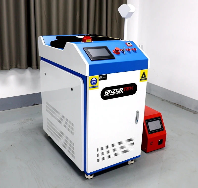 Fiber laser welding machine 3000w for aluminum and stainless steel mini handheld laser welding machine with screen