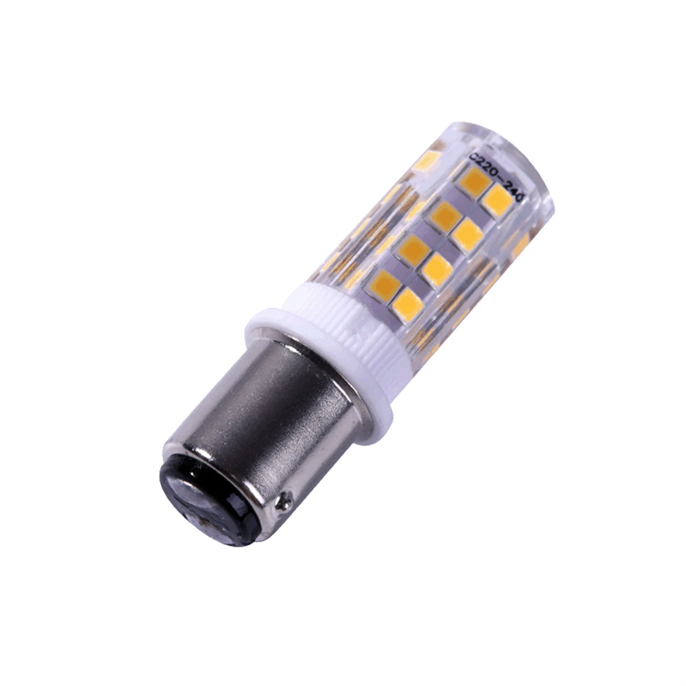 Ba15d Double Contact Bulb Led Lights SMD2835 220V 51LEDs Super Bright For Sewing Machine Pfaff Singer Privilege Bernina For Home