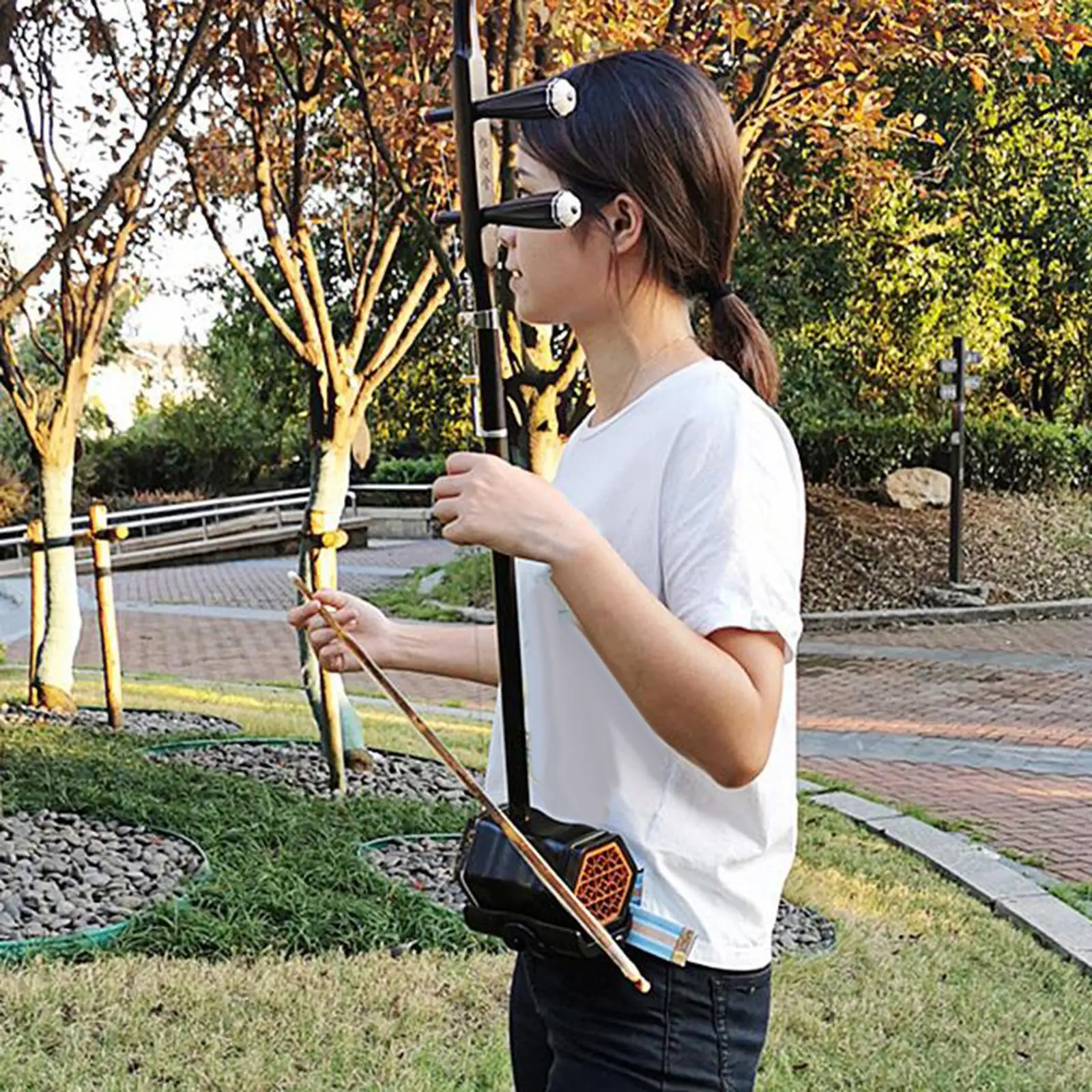 

Держатель для эрху, поясной музыкальный крючок, практичная подставка, поясная опора для эрху для профессионалов