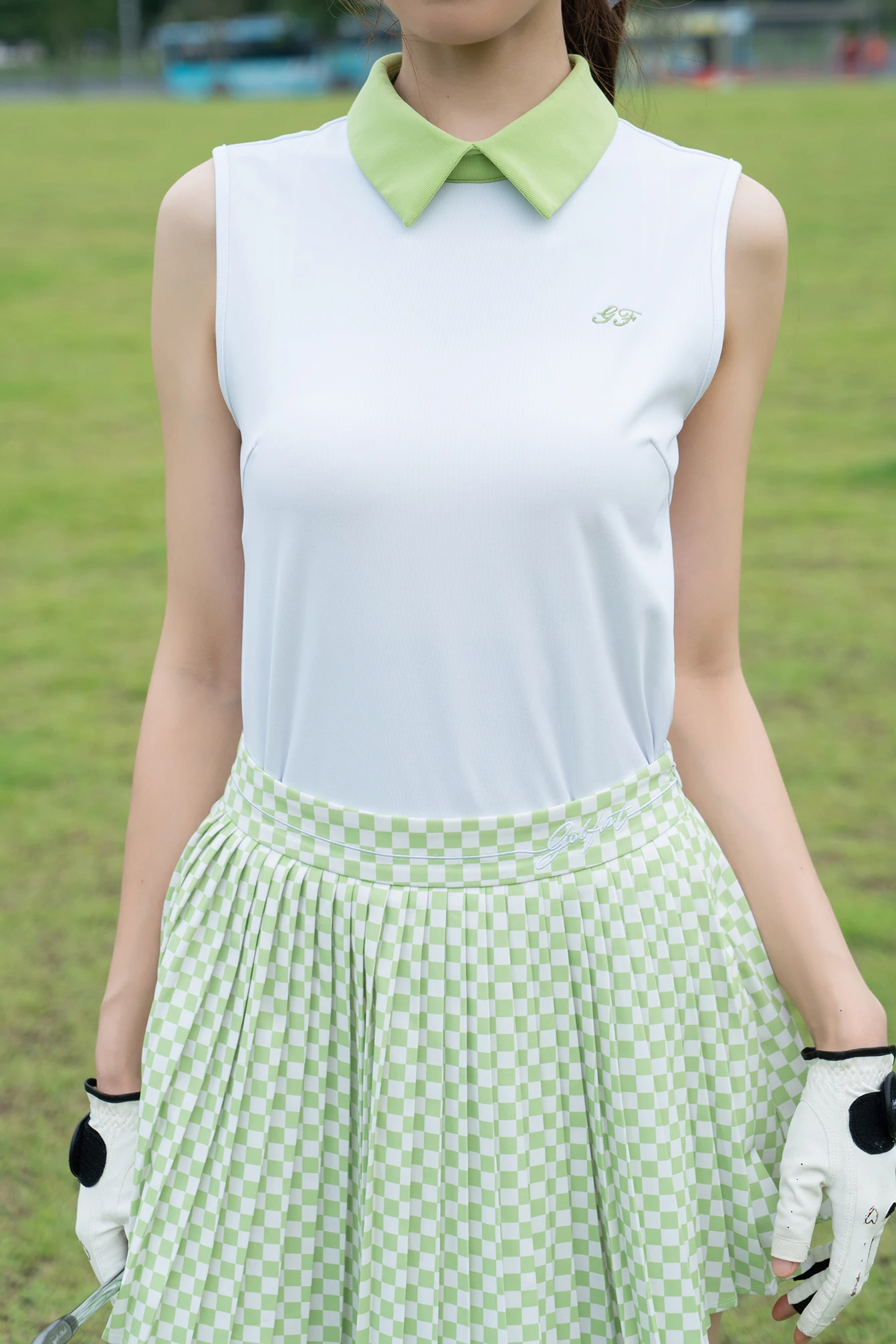 Pleated Skirt Women - طقم ملابس نسائية صيفية للجولف والتنس