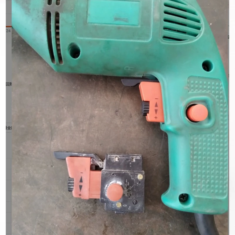 Suitable for New Hand Electric Drill Switch Speed Regulation Flashlight To Accessories Forward and Reverse Switch