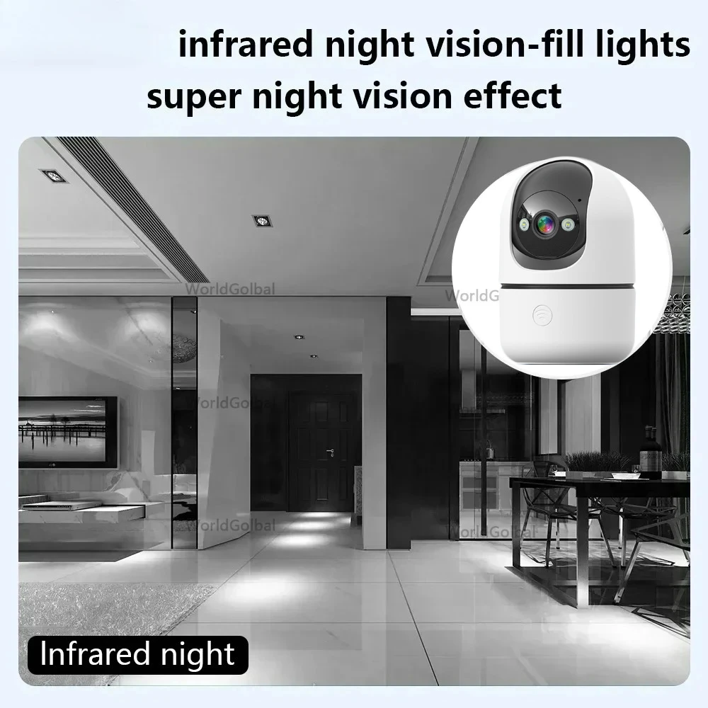 Tuya 8MP 5G WiFi Camera Tuya Smart Home Wireless IP Surveillance Camera AI Detect Automatic Tracking Security Baby Monitor TUYA