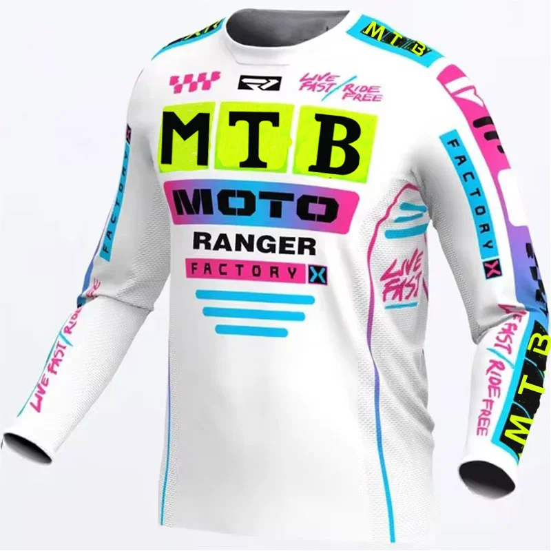 Чехол для горного велосипеда на выносливость, спортивная рубашка для велоспорта, одежда для горного внедорожного мотоцикла, рубашка для горного велосипеда Fox версии 2025 года