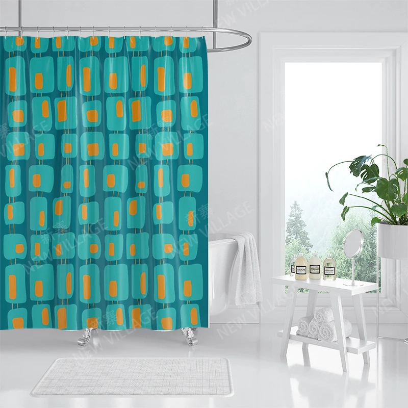 Waterproof fabric shower curtains Bathroom curtain accessories Bath curtain for shower 180x200 240*200 boho decoration abstract