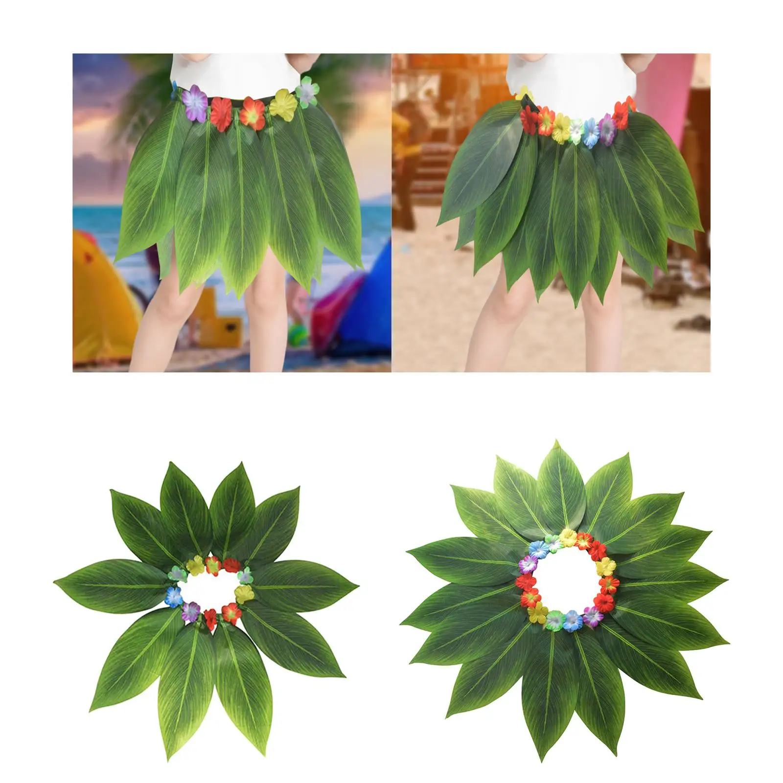 

Grass Skirt Hawaiian Leaf Skirt for Celebration Carnival Stage Performance