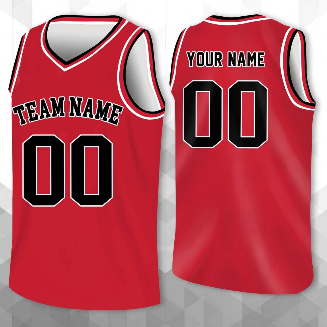 Custom Team Basketball Uniform Personalized Name Number Sleeveless Sports Jersey Training Competition Tank Tops Unisex Loose Tee