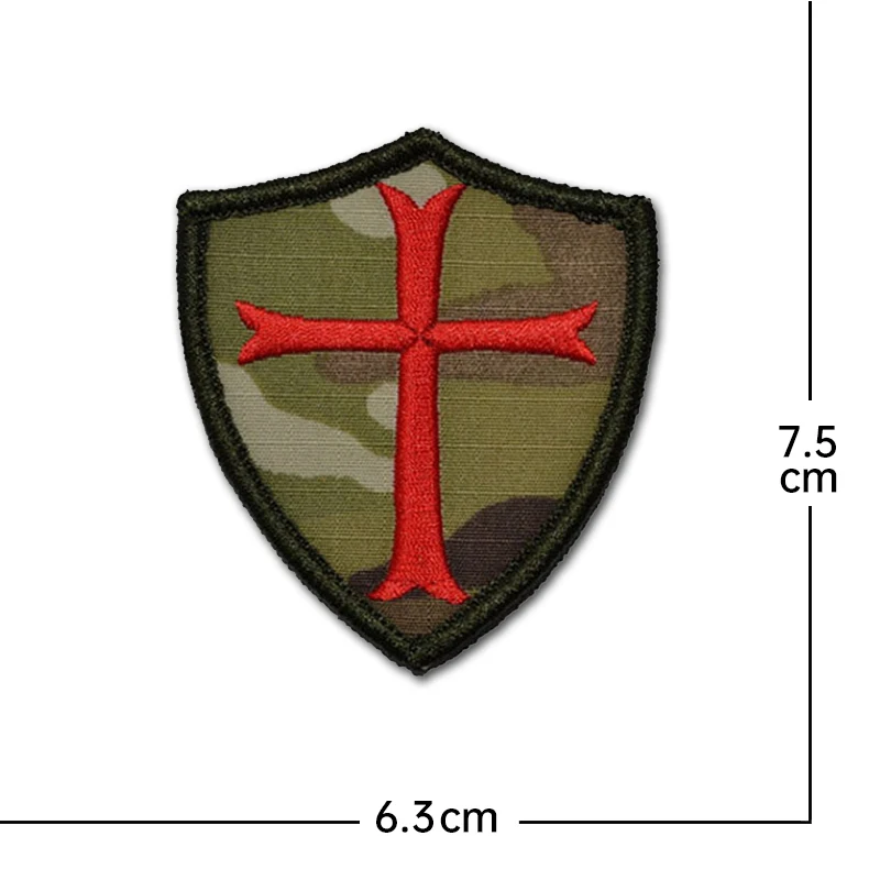 Knight Shield Crusader Parche reflectante táctico adhesivo - imagen 4