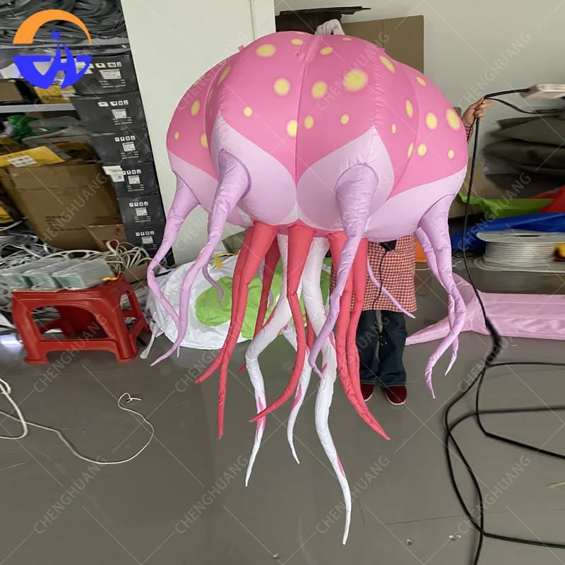 

Горячая распродажа: надувная светодиодная медуза, меняющая цвет, для декора мероприятий, рекламы в барах и ночных клубах.