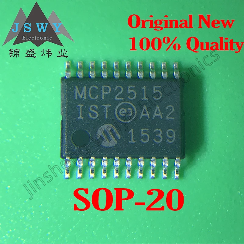

(5/20 pcs) MCP2515-I/ST MCP2515 TSSOP20 package 100% original independent CAN protocol controller chip in stock