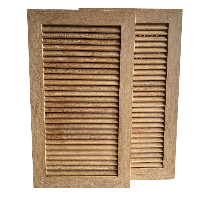 Customization Wholesale Modern Interior Window Shutters Exterior Wood Plantation Shutters Wooden Shutters for Window Doors