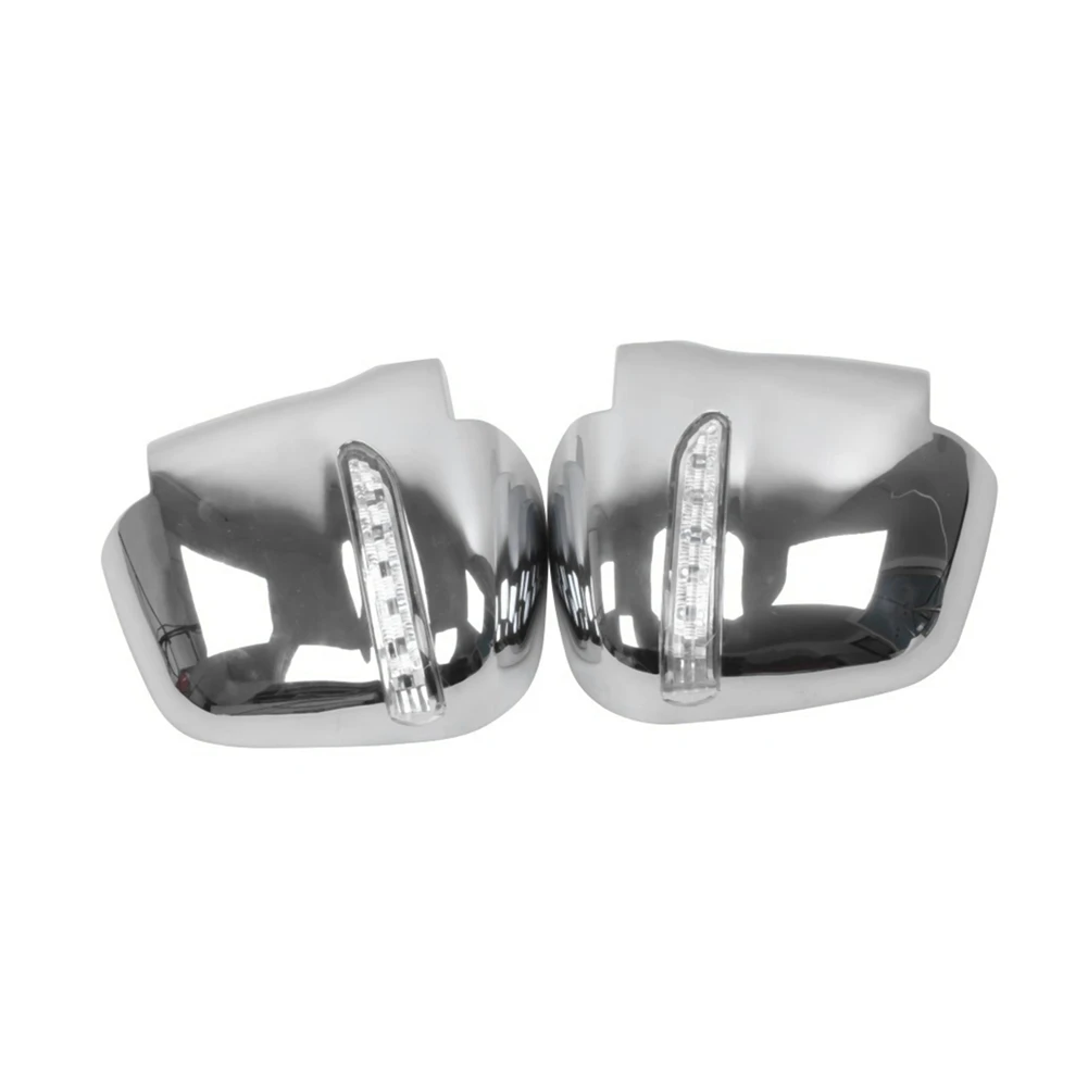 For Hyundai Refine STAREX 2004 ABS Chrome-Plated LED Rearview Mirror Cover With Turn Signal Reversing Mirror Cover Parts