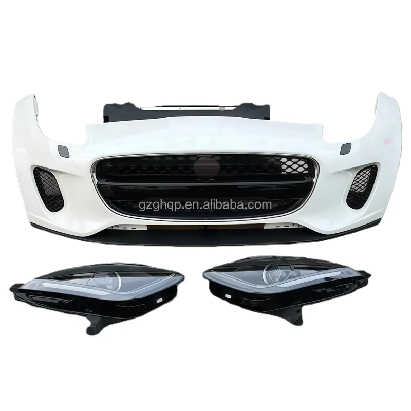 

F-Type Original Front Bumper Assembly Body Kit with Bumper Grille Headlights 2018-2022