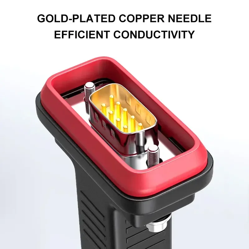 AISG DB9/DB15 Industrial Grade Plug Wire Connector 9 Pin Male Female Base Station Plug 15pin Gold Plated Solid Needle Waterproof