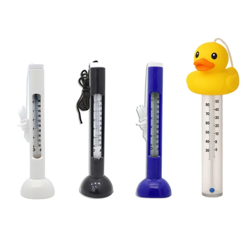 

Design Floating Glass Pool Thermometer Plastic Temperature Instrument