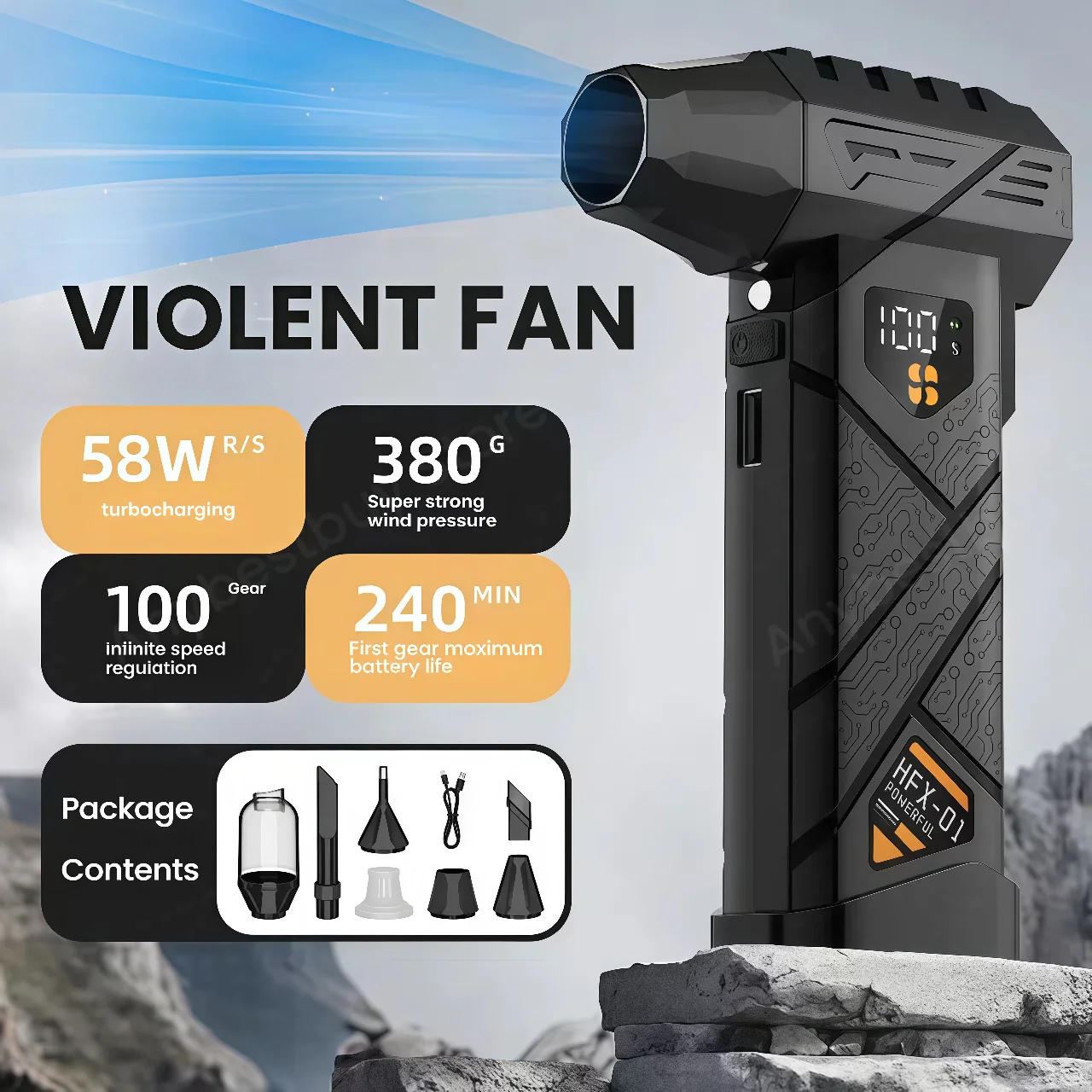 HFX-01 Powerful Tur… - image