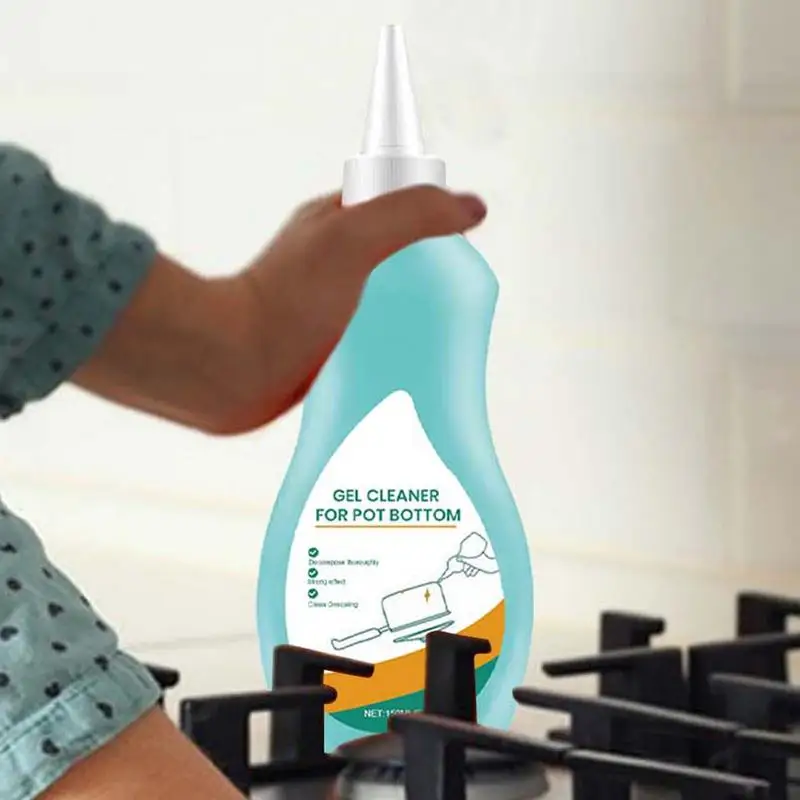 Pot Cleaner For Bottom Of Pans 150ml Multifunctional Wash Pot Gel Scale Cleaner Effective Powerful Kitchen Grease Cleaner Rust