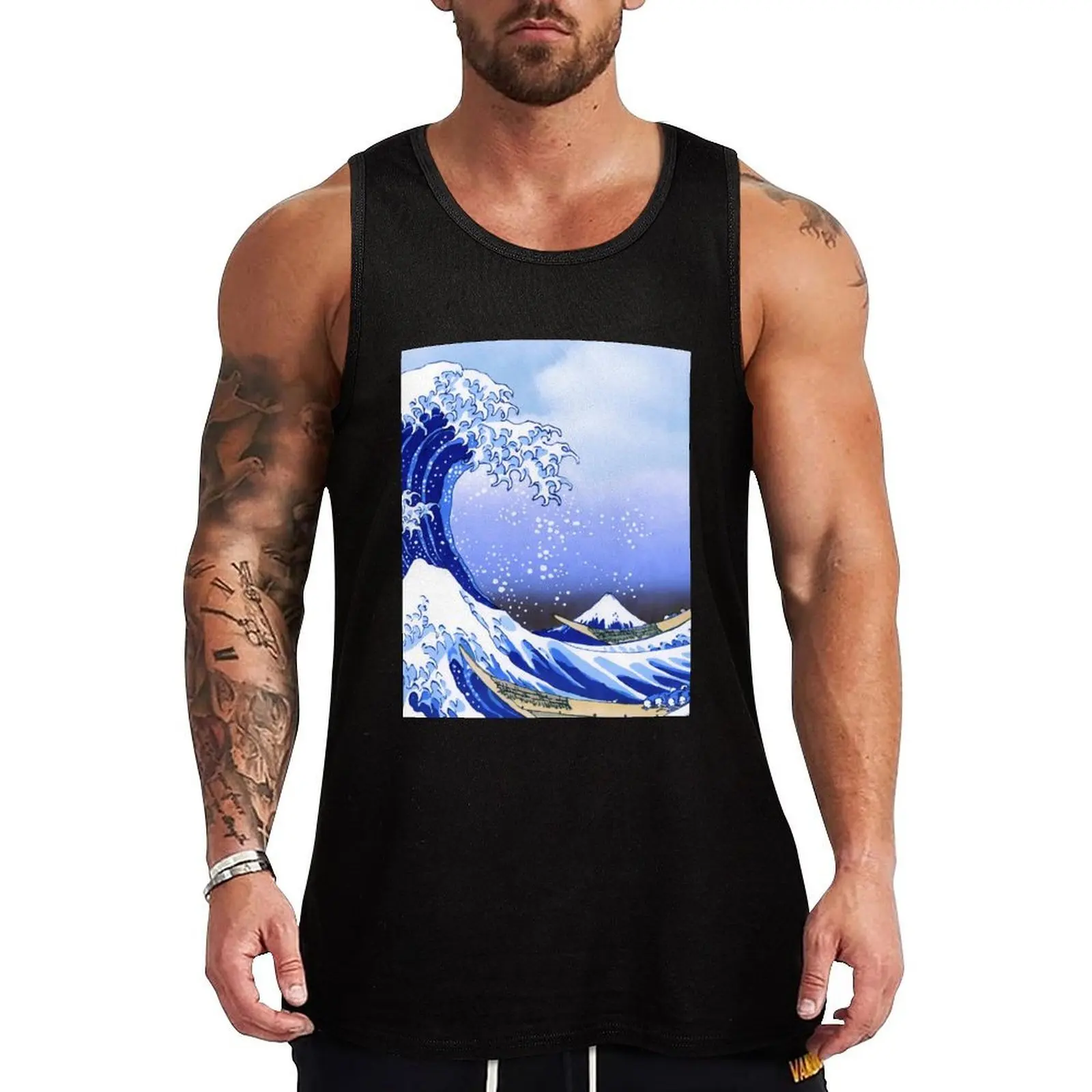 Surf's Up! Great Wave, Hokusai Tank Top High Breathable Tank Top Lightweight Cool Shirt
