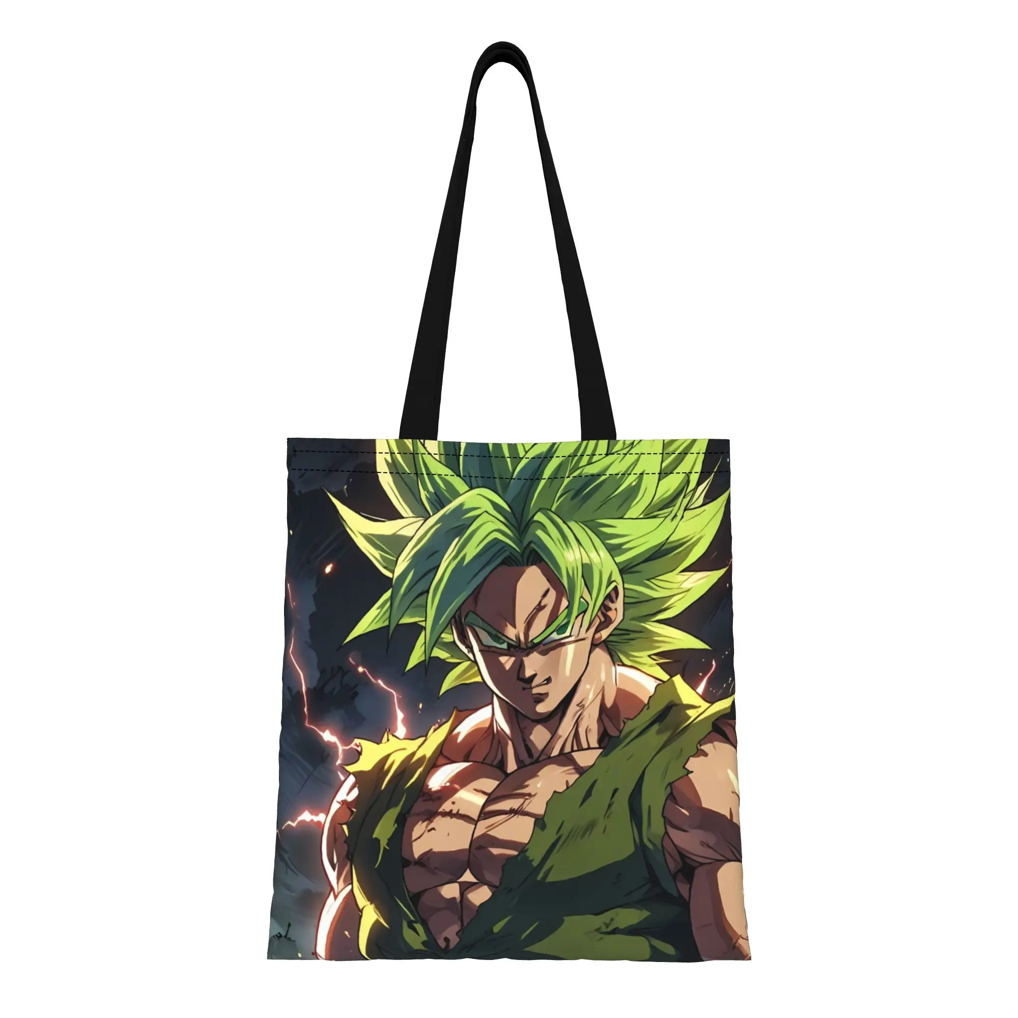 

Back to school season Broly (7) Dragon Ball Canvas Tote Bag Perfect for Outdoor Women's Top-Handle Bags