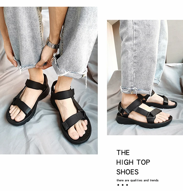 Neue Herren-Wandersandalen, rutschfeste, bequeme Sommer-Strandschuhe, leichte, atmungsaktive Outdoor-Reise- und Trekking-Sandalen – Detail 17