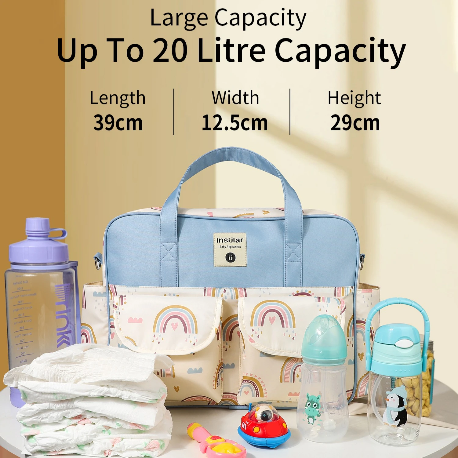 Fashion Mommy Bags Oxford Fabric Go out Cartoon Waterproof Tote Travel Women Handbag Shoulder Bag Large Capacity Multifunctional
