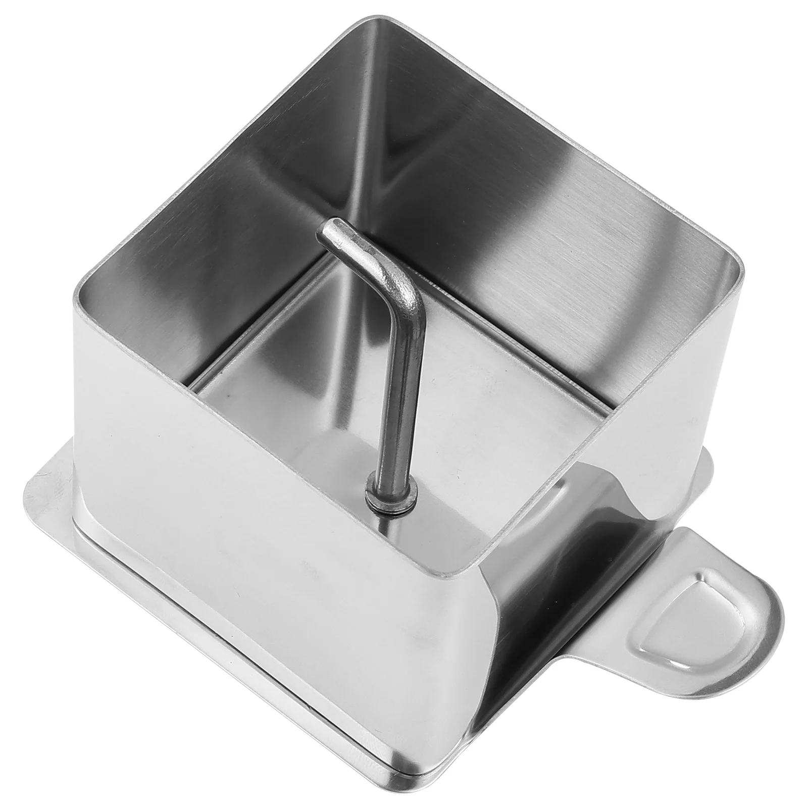 Stampo per alimenti triangolare con spingitore, palline di riso, biscotti, sushi in metallo, stampi per torte per bambini