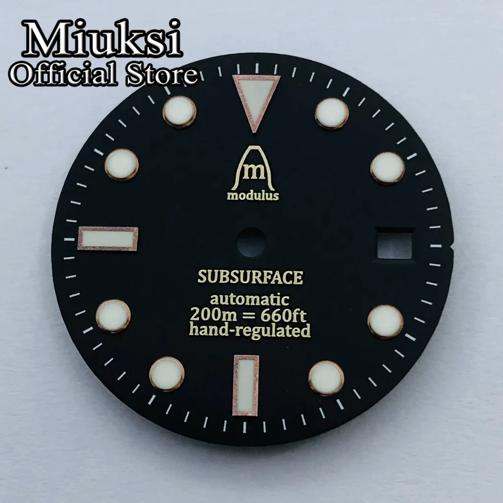 Personalization Custom Logo Laser Print Name/Logo Watch Dial Diy Dial Fit NH35 NH36 ETA2824 2836 Miyota8215 Movement