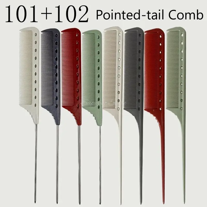 Anti Frizz Pointed-tail Comb 1pc 18.Resin Classic Multifunctional Haircut Comb For Salon Hairdressing Japanese G01 G02