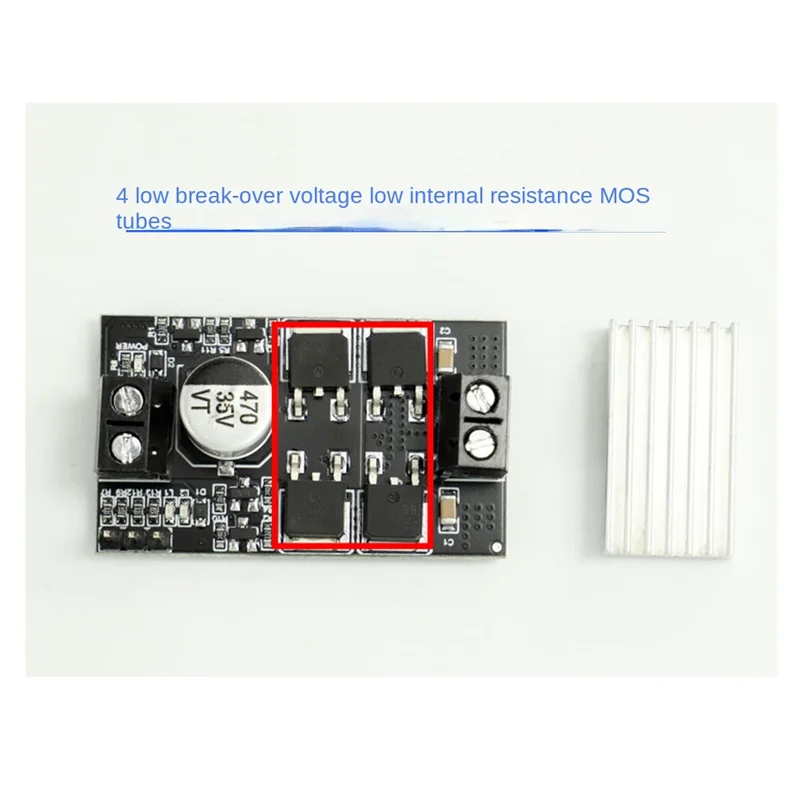 Y43A-10A Modul Penggerak Motor DC Maju dan Mundur Pengaturan Kecepatan PWM Peredupan 3-20V Modul Arus Tinggi Tegangan Rendah