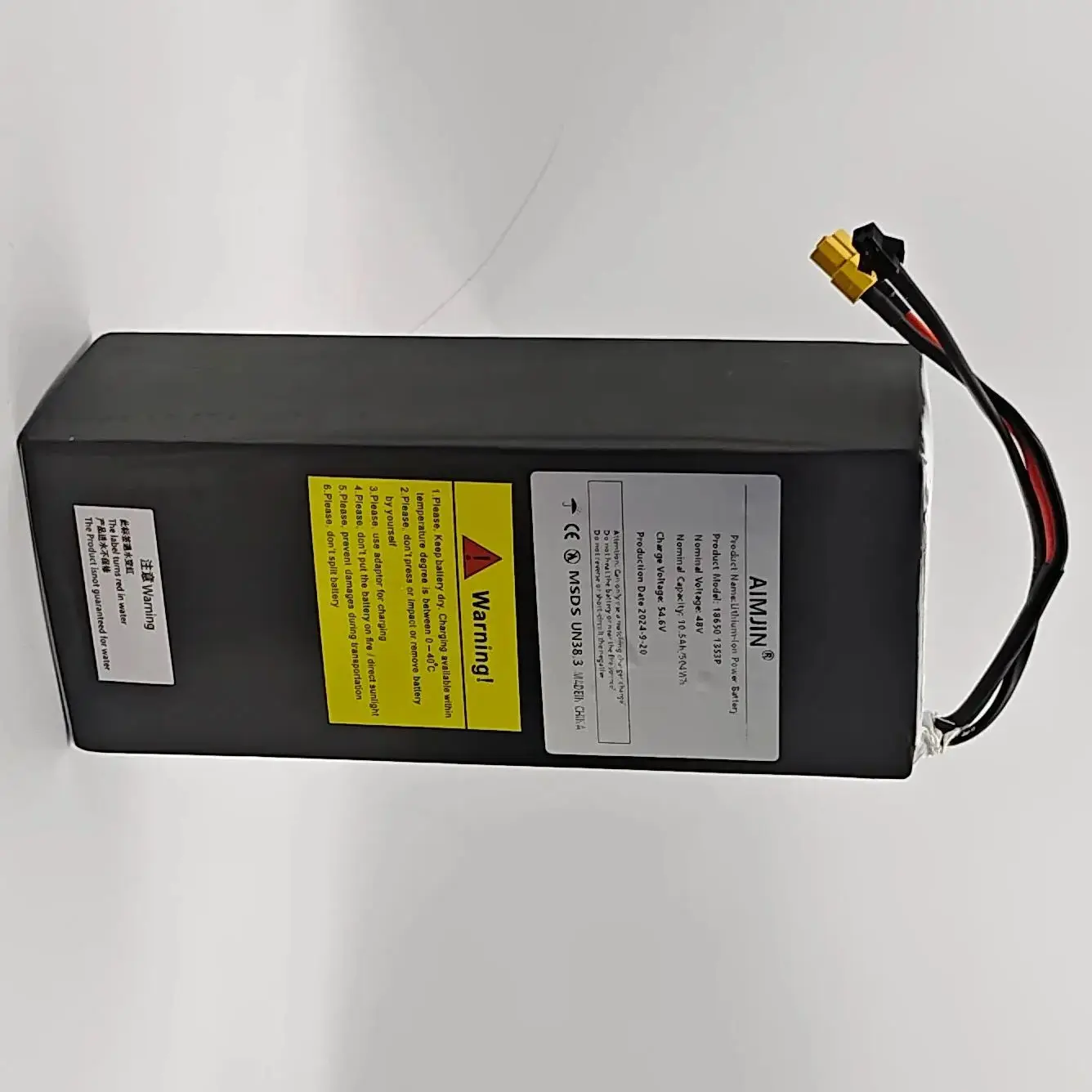 

18650 lithium 48V battery 13S3P battery pack 10.5Ah For Kugoo V1 electric bicycle/electric scooter