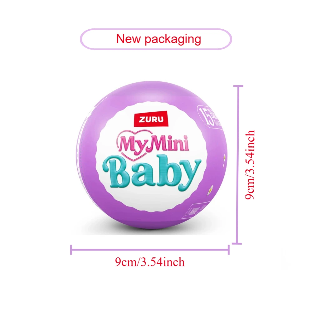 Zuru Surprise Doll Surprise Series2 My Mini Baby Collectible Mystery Capsule 5 Mystery Toys Collectibles Miniature Novelty Toys