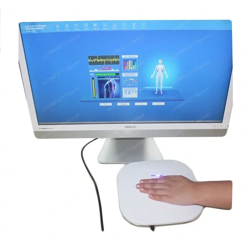 New QMR-998 Quantum Resonance Magnetic Analyzer Set Hand Touch Quantum Body Analyzer With 52 Reports 10th Generation Orignal