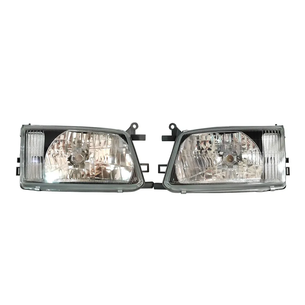 A Pair Car Lamps Front Headlights For Toyota Hiace Regius KCH41 KCH46 1997 1998 1999 Head Lamp